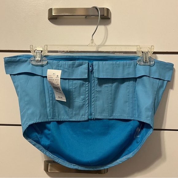 Kendall & Kylie Strapless Foldover Corset Top NWT - Picture 3 of 5